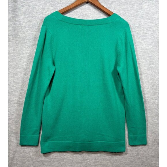 Vineyard Vines Green V-Neck Sweater Wool Cashmere S Womens - Picture 5 of 5